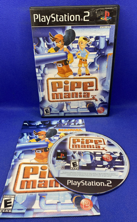 Pipe Mania (Sony PlayStation 2, 2008) PS2 CIB Complete Tested!