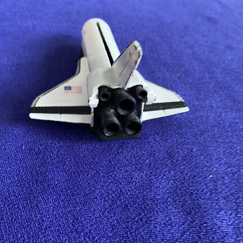 Vintage 1980s ERTL Co Columbia Space Shuttle Metal Die Cast Replica 7”