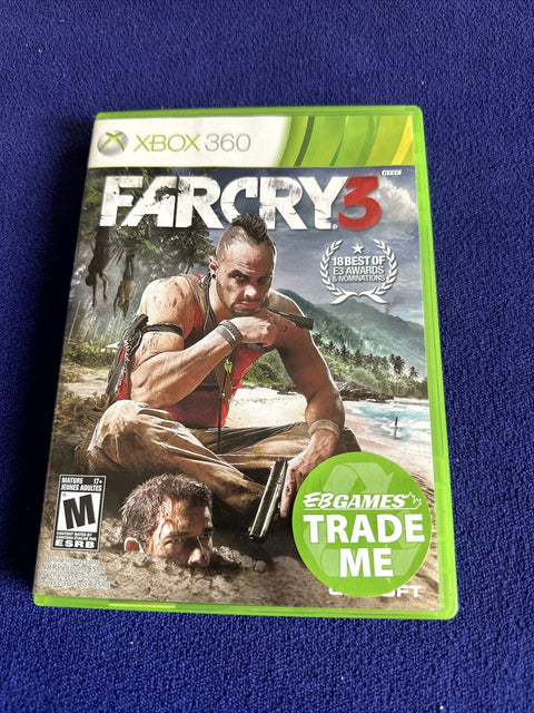 Far Cry 3 + 4 Microsoft Xbox 360 Lot - Tested And Working!