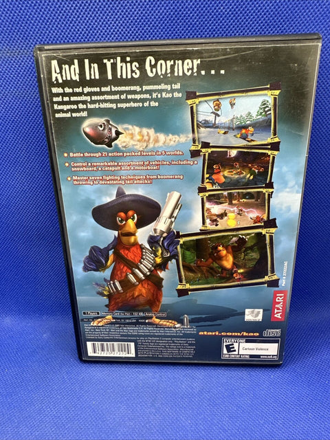 Kao the Kangaroo: Round 2 (Sony PlayStation 2, 2006) PS2 Complete - Tested!