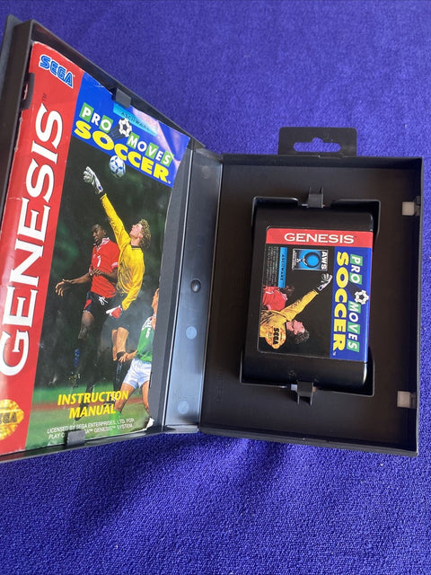 Pro Moves Soccer (Sega Genesis, 1994) CIB Complete, Tested!