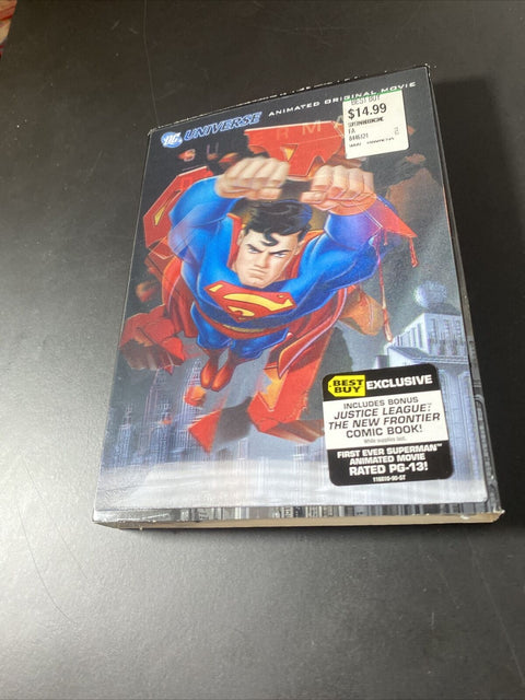 NEW! Superman Doomsday (DVD, 2007) Special Best Buy Edition With Comic Book!