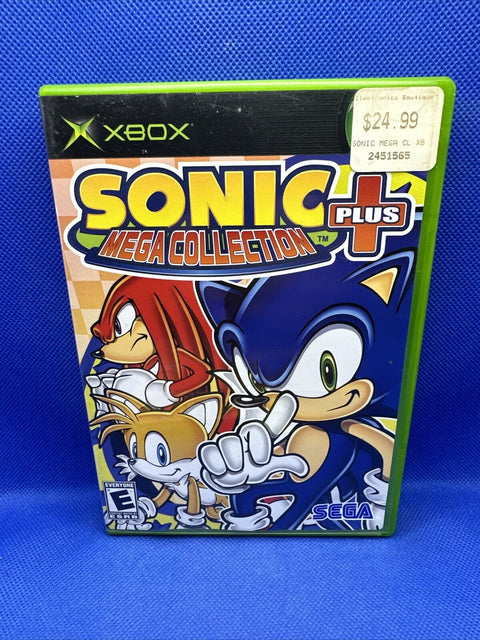 Sonic Mega Collection Plus - Black Label (Microsoft Original Xbox) Complete!