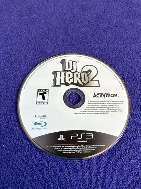 DJ Hero 2 (Sony PlayStation 3, 2010) PS3 Tested + Working!