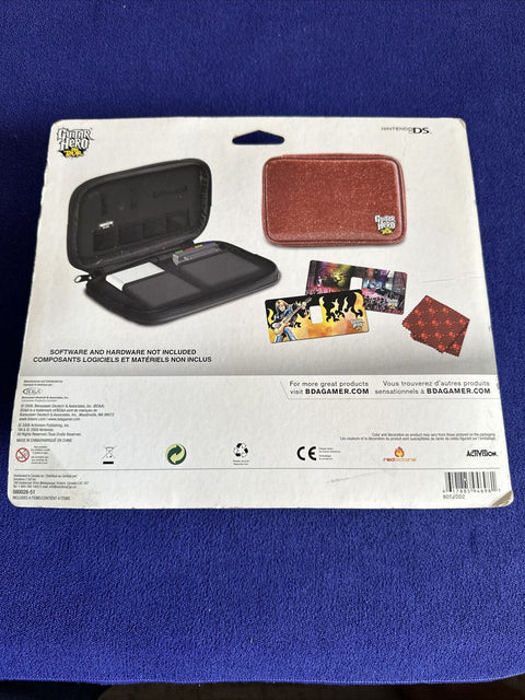 NEW! Nintendo DS Guitar Hero On Tour Travel Case Kit - Factory Sealed!