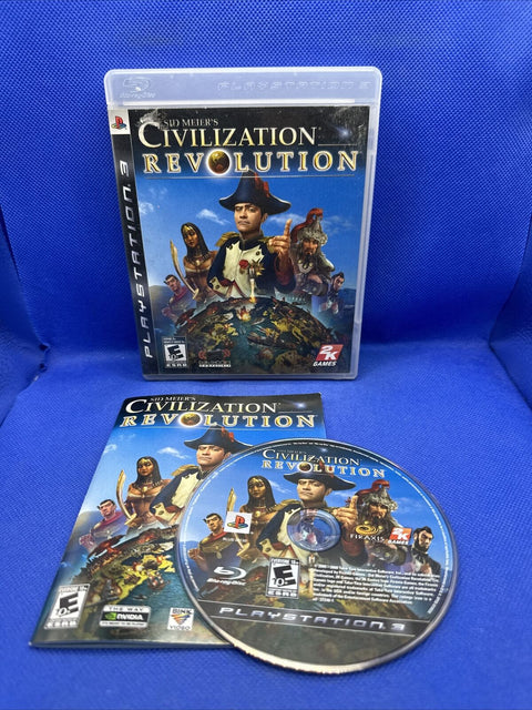 Side Meiers Civilization Revolution (Sony PlayStation 3) PS3 Complete Tested!