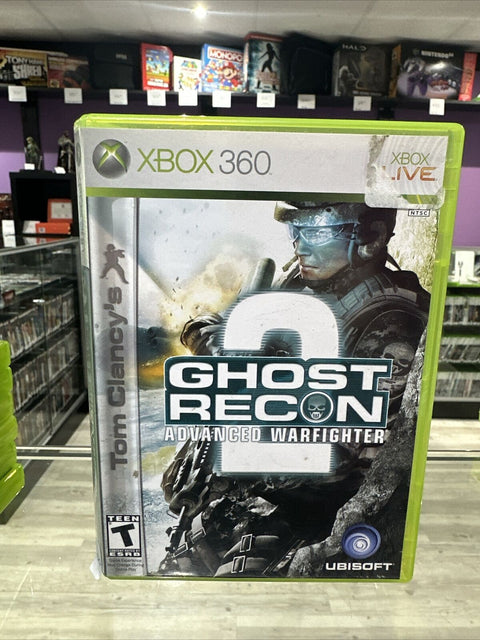 Tom Clancy's Ghost Recon: Advanced Warfighter 2 (Microsoft Xbox 360, 2007)