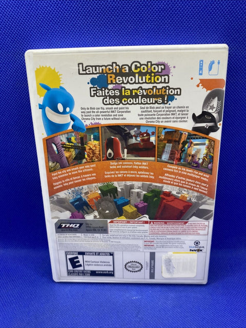 De Blob / DeBlob (Nintendo Wii, 2008) CIB Complete - Tested!