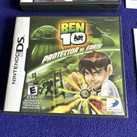 Ben 10 Lot - Protector Of Earth + Alien Force (Nintendo DS) Complete + Tested!