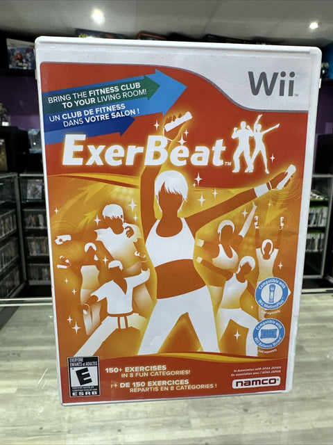 ExerBeat (Nintendo Wii, 2011) CIB Complete Tested!