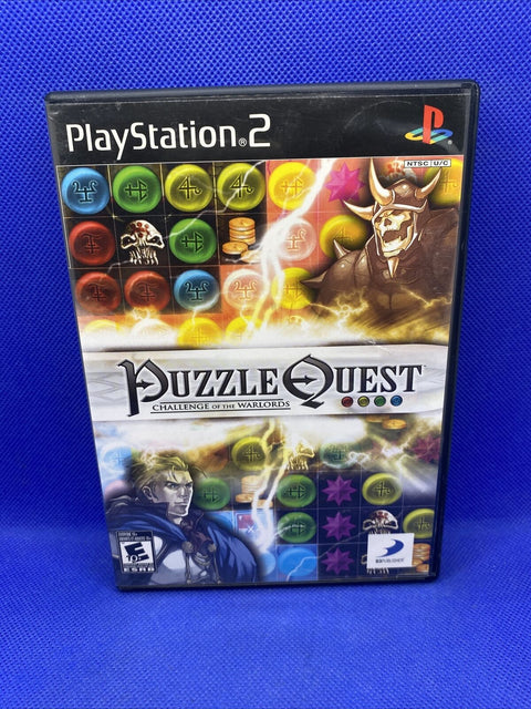 Puzzle Quest Challenge of the Warlords (Sony PlayStation 2, 2007) PS2 Complete