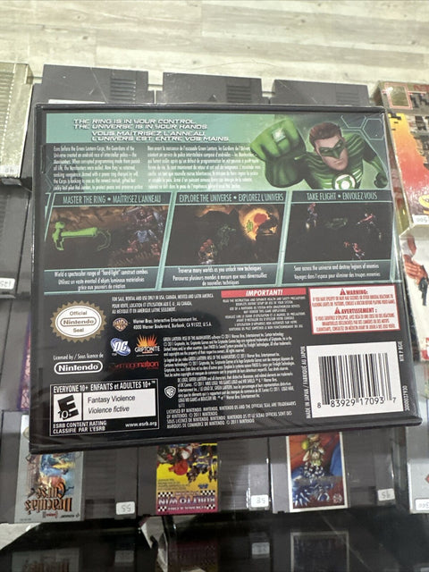 NEW! Green Lantern: Rise of the Manhunters (Nintendo DS, 2011) Factory Sealed!