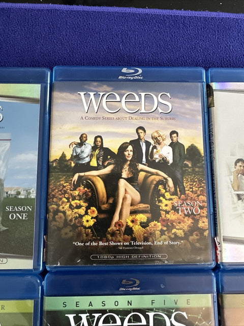 Weeds Season 1-7 Blu Ray Lot Set - 1 2 3 4 5 6 7 Very Good