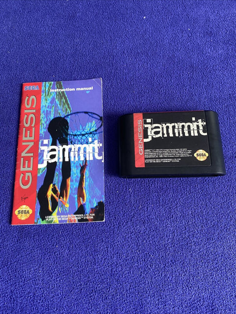 Jammit (Sega Genesis, 1994) Authentic Cartridge + Manual - Tested!