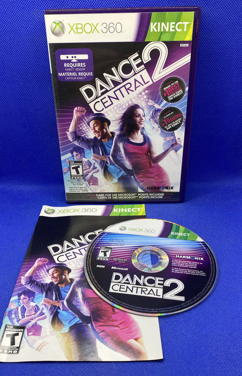 Dance Central 2 (Microsoft Xbox 360, 2011) CIB Complete - Tested!