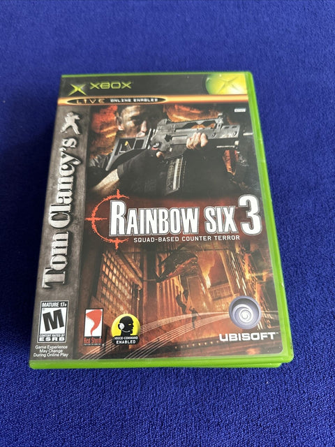 Rainbow Six 3, Black Arrow + Lockdown Original Xbox Lot Of 3 - Tested!