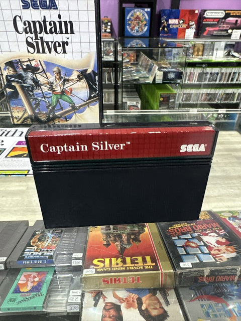 Captain Silver (Sega Master System, 1988) SMS + Poster - Tested!