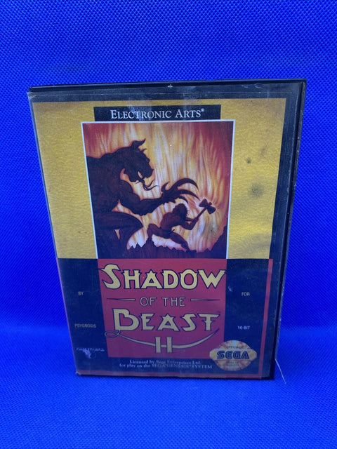 Shadow of the Beast II 2 (Sega Genesis, 1992) Authentic Case Only - NO GAME