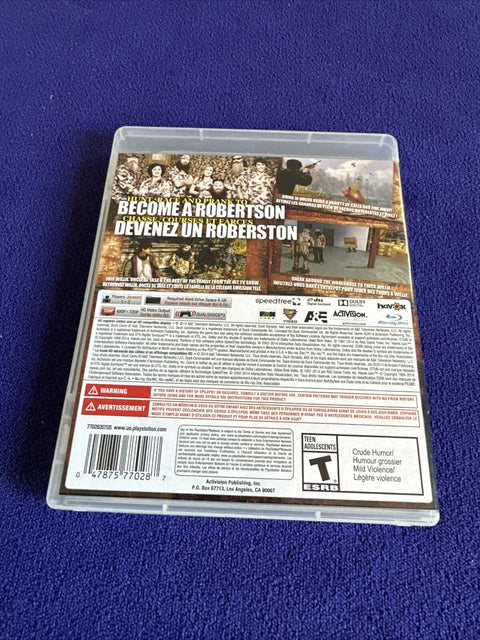 Duck Dynasty (Sony PlayStation 3, 2014) PS3 CIB Complete - Tested!