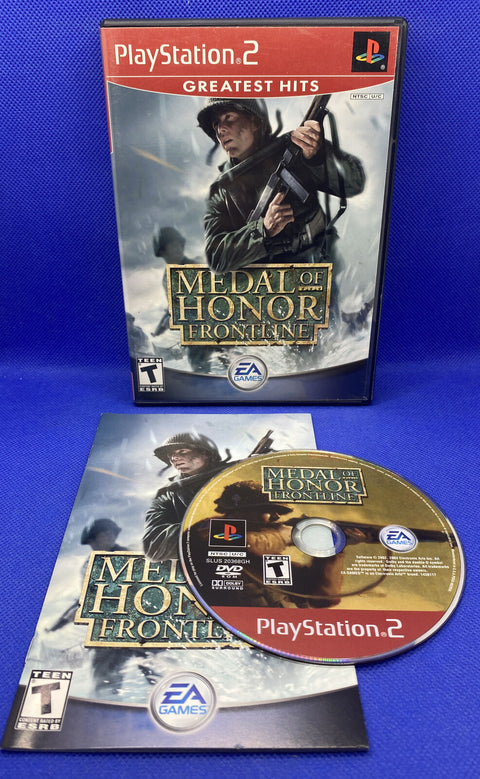 Medal of Honor: Frontline (Sony PlayStation 2, 2002) PS2 CIB Complete Tested!