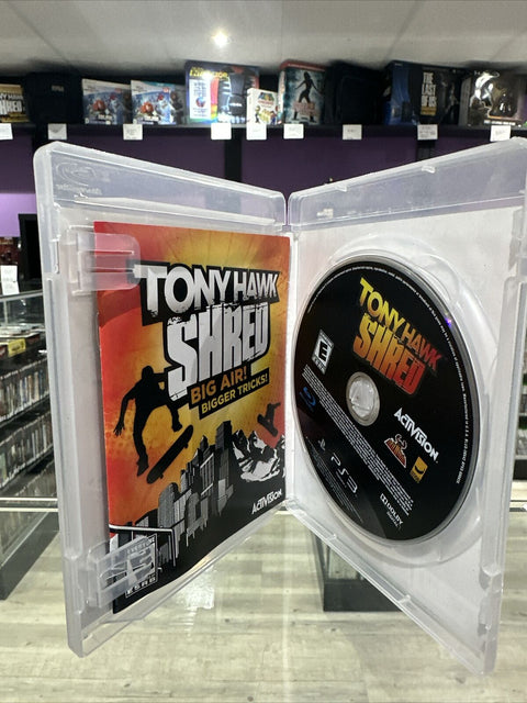 Tony Hawk: Shred (Sony PlayStation 3, 2010) PS3 CIB Complete Tested!