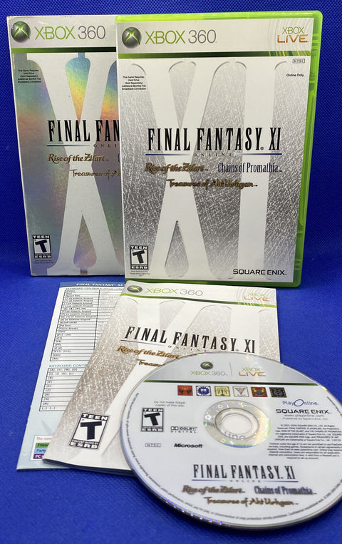 Final Fantasy XI Online (Microsoft Xbox 360) CIB Complete w/ Slip Cover - Tested