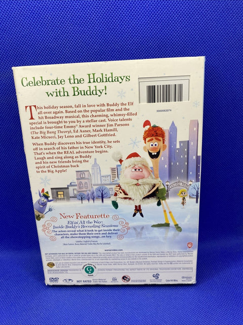 Elf - Buddy s Musical Christmas New DVD w/ Slip Cover