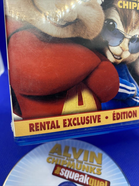 Alvin and the Chipmunks: The Squeakquel (Blu-ray Disc, 2010) Rental Exclusive!