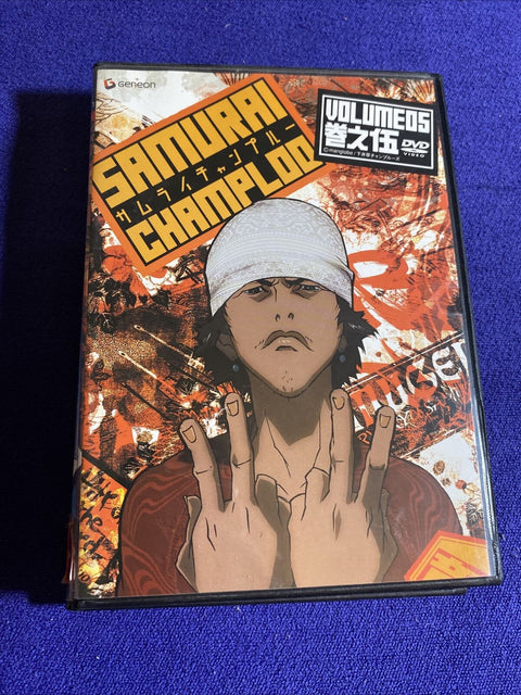 Samurai Champloo DVD Lot - Vol. Volume 1 5 7 - Region 1 Anime