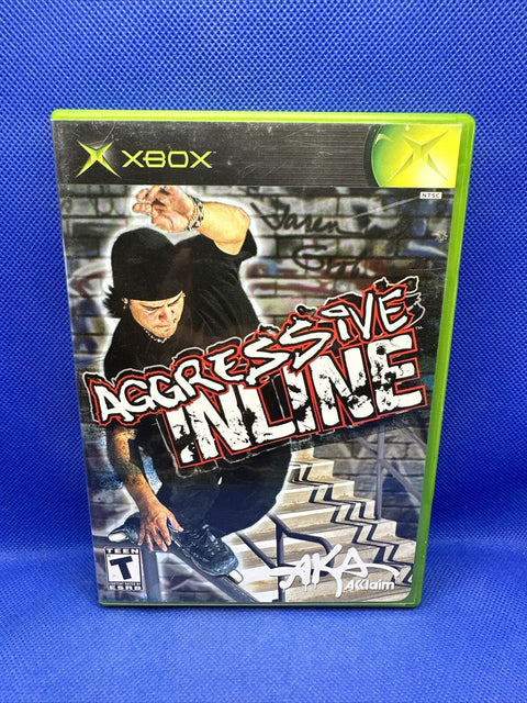 Aggressive Inline (Microsoft Original OG Xbox, 2002) CIB Complete - Tested!