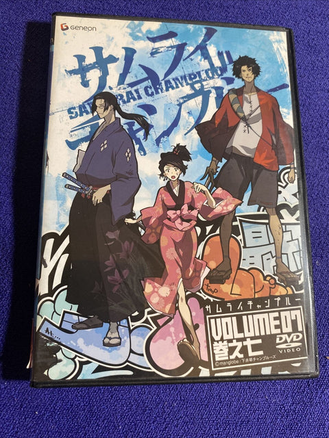 Samurai Champloo DVD Lot - Vol. Volume 1 5 7 - Region 1 Anime