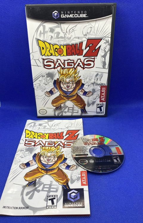 Dragon Ball Z: Sagas (Nintendo GameCube, 2005) CIB Complete - Tested!