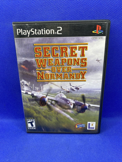 Secret Weapons Over Normandy (Sony PlayStation 2, 2003) PS2 CIB Complete Tested