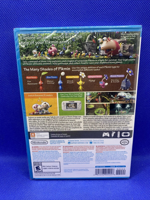 NEW! Pikmin 3 (Nintendo Wii U, 2013) Y-Fold - Factory Sealed!