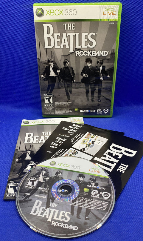 Beatles: Rock Band (Microsoft Xbox 360, 2009) Complete CIB - Tested!