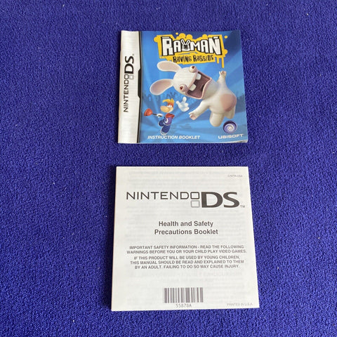 Rayman Raving Rabbids (Nintendo DS, 2007) NDS CIB Complete - Tested!