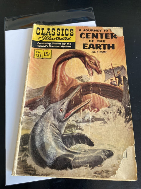 Classics Illustrated No. #138 A Journey To The Center Of The Earth - 1957 Comic