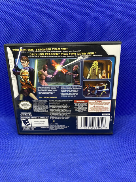 Star Wars: The Clone Wars Jedi Alliance (Nintendo DS, 2008) CIB Complete Tested!