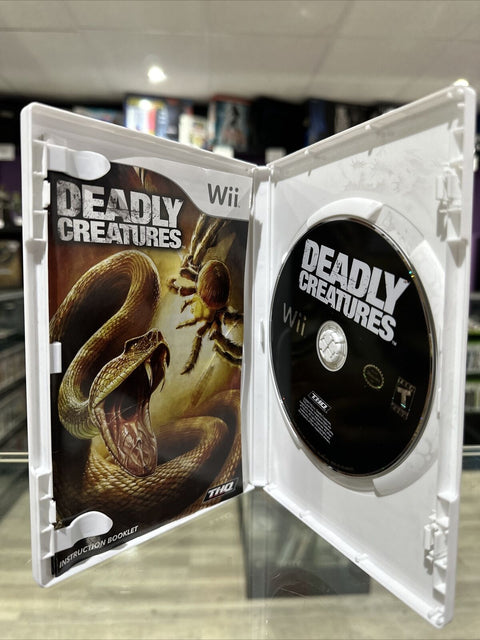 Deadly Creatures (Nintendo Wii, 2009) CIB Complete Tested!