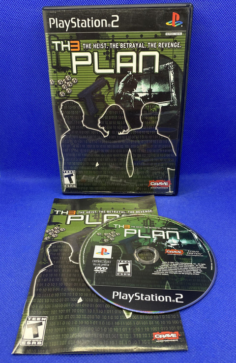 Th3 Plan (Sony PlayStation 2, 2007) PS2 CIB Complete - Tested!