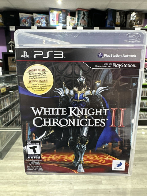 White Knight Chronicles II (Sony PlayStation 3, 2011) PS3 CIB Complete Tested!