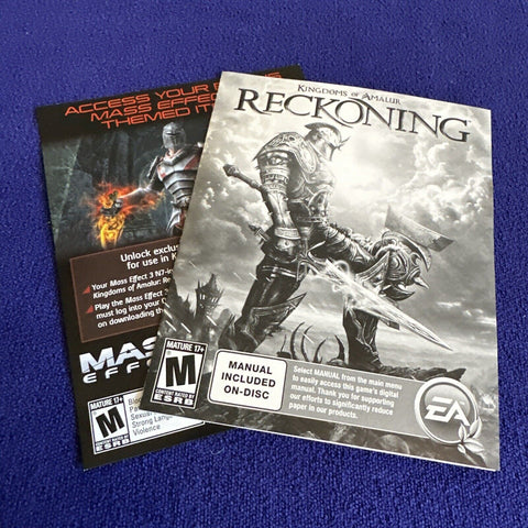 Kingdoms of Amalur: Reckoning (Sony PlayStation 3, 2012) PS3 CIB Complete Tested