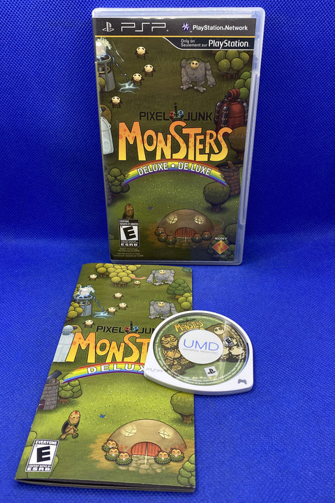 PixelJunk Monsters Deluxe (Sony PSP, 2010) CIB Complete - Tested!