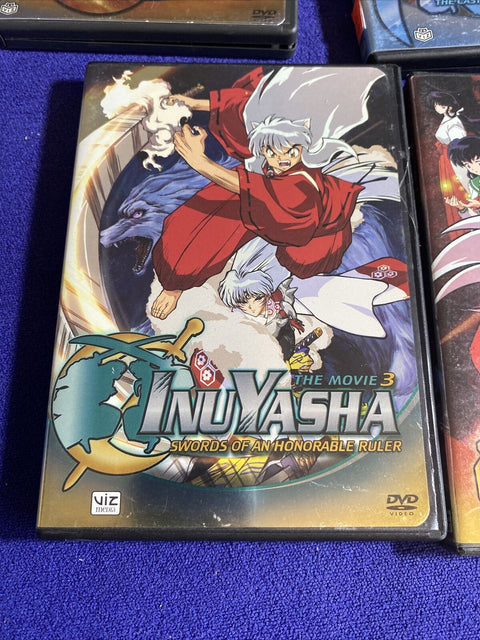 Inuyasha The Movie DVD Lot 1-4 - Region 1 Anime 1 2 3 4