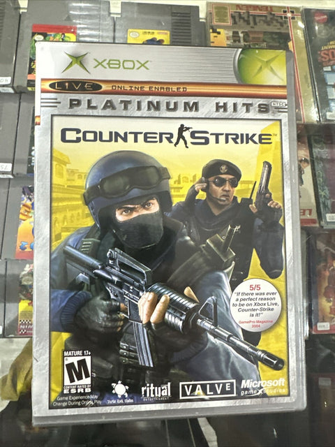 Counter-Strike Platinum Hits (Microsoft Original Xbox, 2003) Complete Tested!