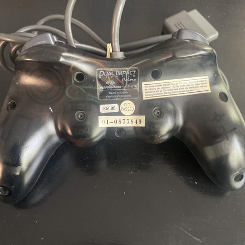 Dual Impact Gamepad Color Controller for Sony Playstation 1 PS1 - Tested Working