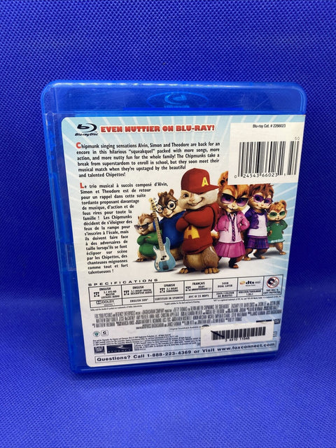 Alvin and the Chipmunks: The Squeakquel (Blu-ray Disc, 2010) Rental Exclusive!