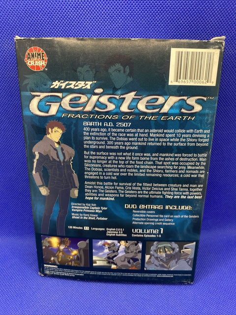 Geisters: Fractions of the Earth - Vol. 1 (DVD) w/ Slipcover Anime