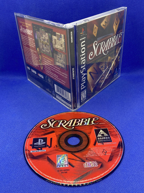 Scrabble Crossword Game (Sony PlayStation 1, 1999) PS1 CIB Complete - Tested