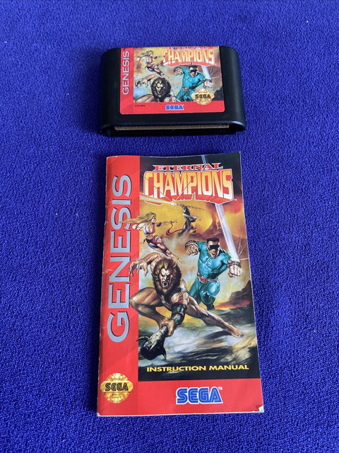 Eternal Champions (Sega Genesis, 1993) Authentic CIB Complete - Tested!